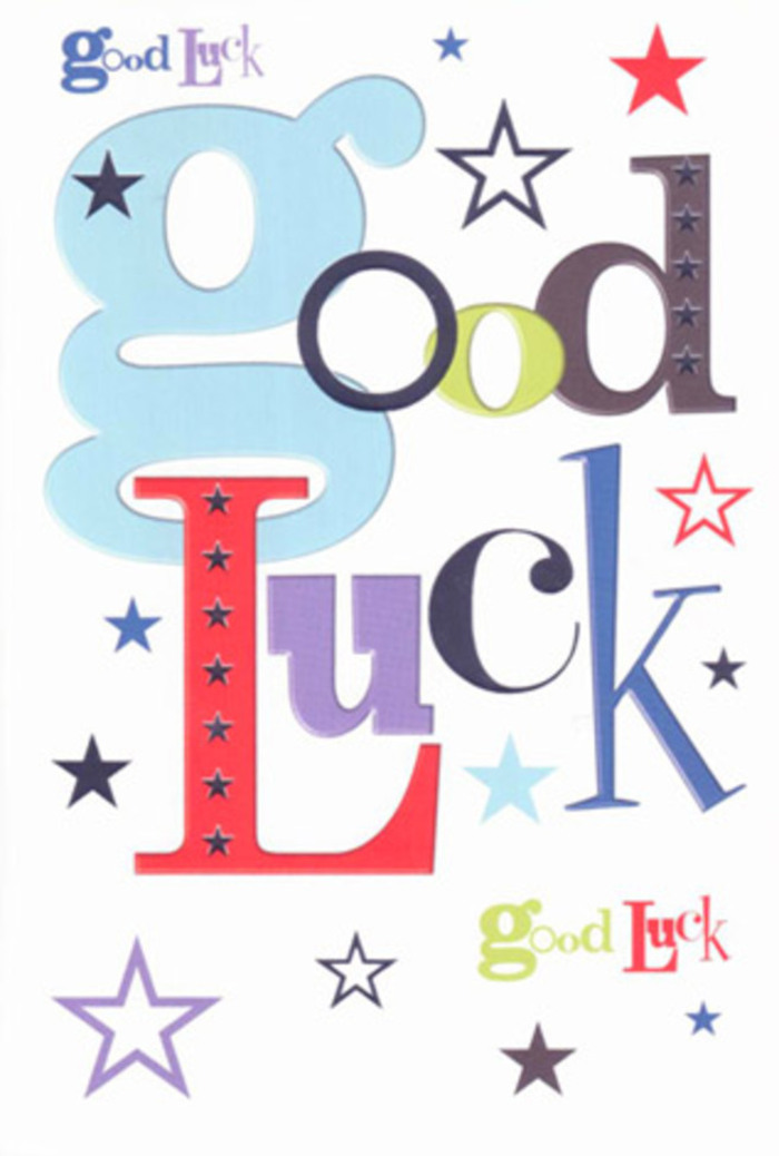 There's a boisterous warmth to this luck-inspired card-its captivating medley of bold fonts and dazzling, playful stars calling out with vibrant optimism, not unlike the community spirit found during Highams Park's local festivals. Each letter bursts with life: sleepy-pastel blues mix with midnight black, spirited reds, and moss greens, while the surrounding stars-each varying in size and brilliance-scatter like confetti. The composition feels as if the card itself is enthusiastically cheering from the sidelines, the white space around every element allowing each colour and line to breathe, evoking a scene of loved ones supporting a local's dream-come-true. The refined elegance of smooth, high-quality cardstock adds another dimension, its crisp touch echoing the pleasure of receiving a handmade bouquet after a stroll through Vincent Road or Cavendish Park. More than a printed note, it becomes a friendly talisman, radiant with hope and authentic belief, thoughtfully curated for important beginnings-be it a new job, a bold move, or any fresh chapter in Highams Park.